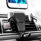 Universāls auto turētājs uz ventilācijas restēm - Gravity Air Vent Car Mount for phone – Black