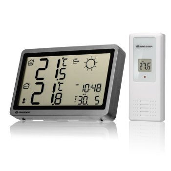 Беспроводная метеостанция Bresser MeteoTemp HZ, черная