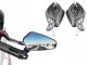 Velosipēda Motocikla Atpakaļskata Spoguļi, Komplekts no 2 gab. | Universal Bicycle Rear View Mirrors