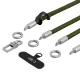 Комплект ремешков для телефона Tech-Protect C10S Rope, зеленый
