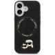 Karl Lagerfeld iPhone 17 Case MagSafe PU Karl & Choupette Pins, Black