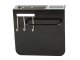 Wall-Mounted Knife Stand and Kitchen Organizer, Black