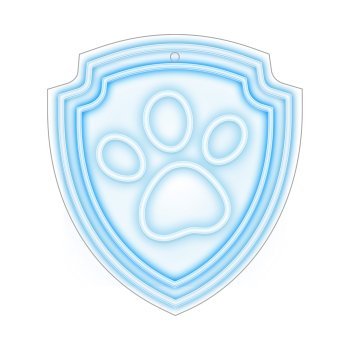 Ķepu patruļas LED neona zīme Ķepa ar USB barošanu OW-130246