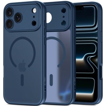 Tech-Protect BasicMag MagSafe maciņš iPhone 17 Pro Max telefonam – tumši zils | Phone Case Cover