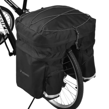 Вместительная сумка на багажник Wozinsky WBB13BK, 60л, черная