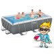 Bestway 56441 karkasa baseins 404 x 201 x 100 cm ar sūkni un piederumiem