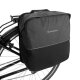 Сумка на багажник велосипеда Wozinsky WBB32BK 24L, Чёрный | Bicycle Trunk Bag