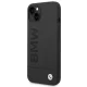 Чехол BMW для iPhone 14 Plus Silicone Signature Logo MagSafe, черный