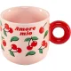 Bialetti Mercato Della Frutta porcelāna krūzīšu komplekts, 2 gab., 300 ml