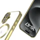 Apple iPhone 16 6.1\'\' Tech-Protect MagFlex MagSafe Case Cover, Clear with Gold Frame | Telefona Vāciņš Maciņš...