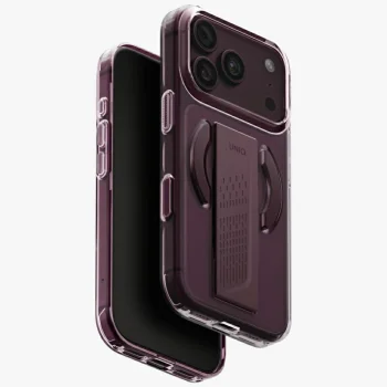 Чехол Uniq Heldro Air Magclick Charging для iPhone 18 Pro / 17 Pro, бордовый