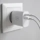 3Mk Protection FlowPower 25W sienas lādētājs, USB-C/USB-A, balts