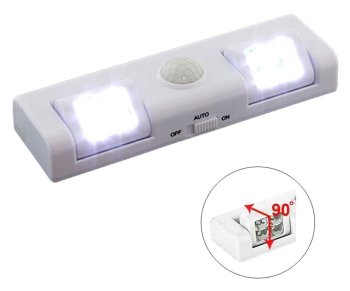 Nakts lampa mājai un dārzam, gaisma ar kustības un krēslas sensoru, 8 LED | Night Lamp Light with Motion and Dusk...