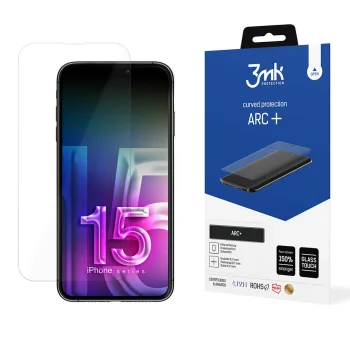3mk ARC+ ekrāna aizsargplēve priekš Apple iPhone 15 Pro Max