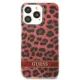 Чехол Guess Leopard для iPhone 13 / 13 Pro красный