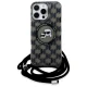 Чехол Karl Lagerfeld для iPhone 16 Pro IML Crossbody Monogram MagSafe, черный