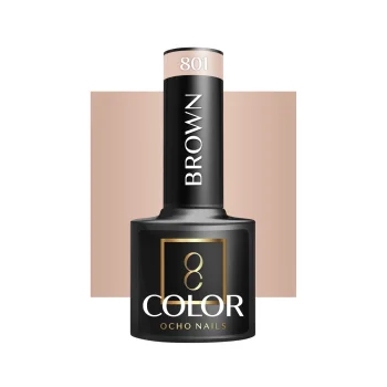 Ocho Nails Hibrīdlaka Brown 801, 5g