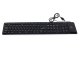 Silikona gumijas USB tastatūra ar ciparu bloku, melna