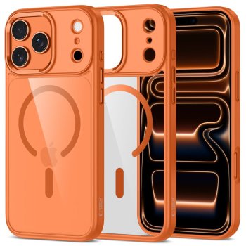 Tech-Protect MagMat MagSafe maks iPhone 17 Pro – caurspīdīgi oranžs | Phone Case Cover