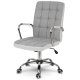 Sofotel Benton Fabric Ergonomic Office Chair, Grey and White