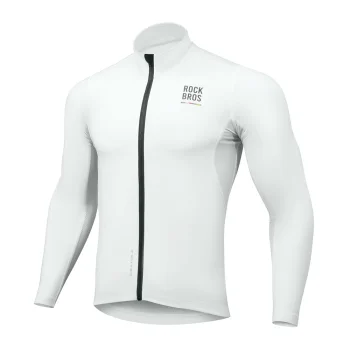 Rockbros TLWT001 ROAD TO SKY Windproof Insulated Cycling Jersey M - White