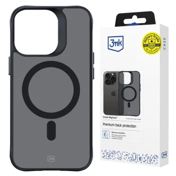 3mk iPhone 13 Pro vāciņš Smoke MagCase, puscaurspīdīgs