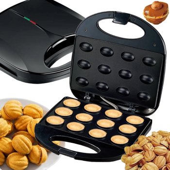 Electric Nutlet Maker for 12 Cookies, Non-Stick Coating, 750W