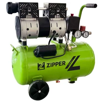 Zipper ZI-COM24SI Silent Oil-Free Air Compressor, 24 L, 750 W, 8 bar