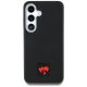 DKNY Leather Heart of NY vāciņš Samsung Galaxy S25, melns