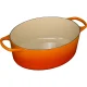 Le Creuset Signature ovāls čuguna katls 31 cm, 6.3 l, Volcanic oranžs
