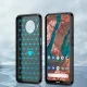 Elastīgs telefona vāciņš Carbon Case priekš Nokia X100, melns