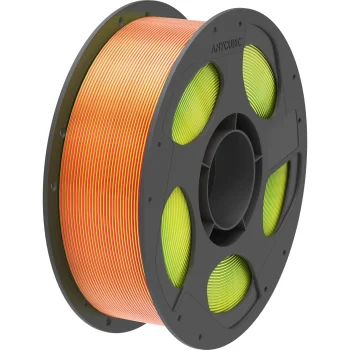 Филамент для 3D-принтера Anycubic PLA Silk 1.75 мм 1 кг, красно-желто-зеленый