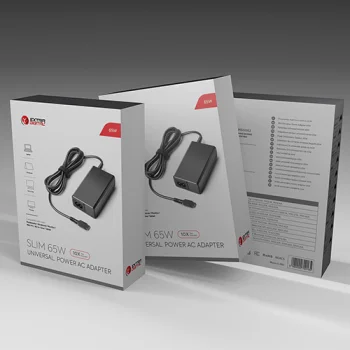 Универсальное зарядное устройство Extra Digital 65W с 11 переходниками