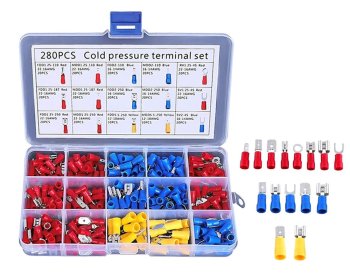 Set of insulated connectors 280