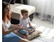 Игровая ретро-консоль для ТВ с 620 играми и 2 джойстиками, Серая
