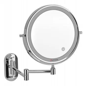 Humanas HS-BM01 vannas istabas spogulis ar LED apgaismojumu, sudraba