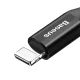 Кабель USB - Lightning Baseus Fish Eye Spring 1м 2A Черный