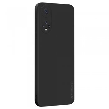 Huawei Nova 9 (NAM-AL00, NAM-LX9) PINWUYO Silicone Cutouts Anti-Drop Texture Cover Case, Black | Telefona Silikona...