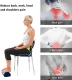 Akupresūras akupunktūras paklājs masāžas adatu paklājiņš 65x40cm, Kuzņecova aplikators, zils | Acupressure...