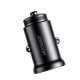 Joyroom JR-CCN05 30W USB-A / USB-C mini auto lādētājs, melns