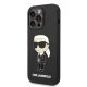 Karl Lagerfeld Silicone Ikonik MagSafe vāciņš iPhone 14 Pro - Black