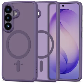 Tech-Protect Magmat MagSafe vāciņš Samsung Galaxy S26, matēts violets