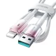 USB-A uz Lightning Kabelis Joyroom S-A42 3A 1.2m Balts