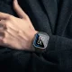 AmazingThing Titan Pro alumīnija vāciņš Apple Watch 11 46mm, melns