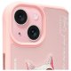 Nimmy Glasses Cool Cat iPhone 15 vāciņš — rozā