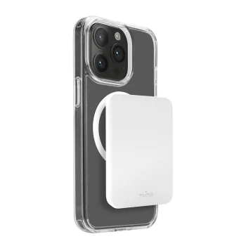 Puro Slim Power Mag 4200mAh ārējais akumulators ar MagSafe, balts