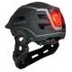 Детский велосипедный шлем Wozinsky HT-27S с USB LED светом S Серый