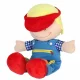 Развивающая тряпичная кукла Обучение одеванию Мальчик 48 см