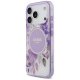 Guess IML Flower & Tonal Circle MagSafe vāciņš iPhone 17 Pro – violets | Phone Case Cover
