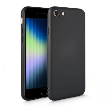 Apple iPhone 8 / 7 / SE (2020) (2022) 4.7" Tech-Protect Icon Case Cover, Black | Telefona Vāciņš Maciņš Apvalks...